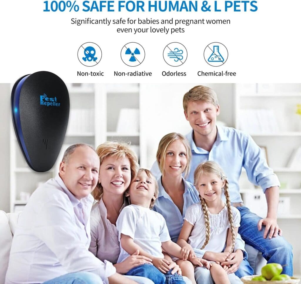 2023 Newest Ultrasonic Pest Repeller,Electronic Mouse Repellent,Rodent Repellent,Mice Repellent Plug in,Mouse Deterrent,Mosquito Repellent Indoors,Pest Control for Mosquitoes,Ants,Mice,Squirrel,Fly