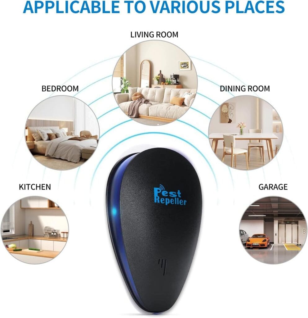 2023 Newest Ultrasonic Pest Repeller,Electronic Mouse Repellent,Rodent Repellent,Mice Repellent Plug in,Mouse Deterrent,Mosquito Repellent Indoors,Pest Control for Mosquitoes,Ants,Mice,Squirrel,Fly