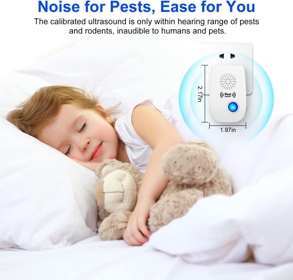 2023 Upgraded Ultrasonic Pest Repeller, Indoor Pest Repellent 8 Packs, Electronic Plug in Pest Control for Roach, Ant, Rodent, Mouse, Bugs, Mosquito, Spider Repellent for House, Garage, Warehouse