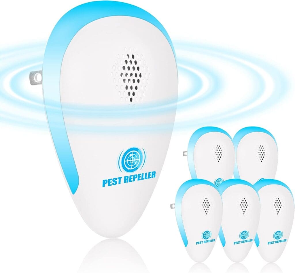 Avantaway 2023 Ultrasonic Pest Repeller,Indoor Pest Repellent for Mosquito,Mouse,Insect,Roach,Cockroach, Mice,Bug,Electronic Plug in Pest Control for House,Garage, Warehouse, Office, Hotel (6 Packs)