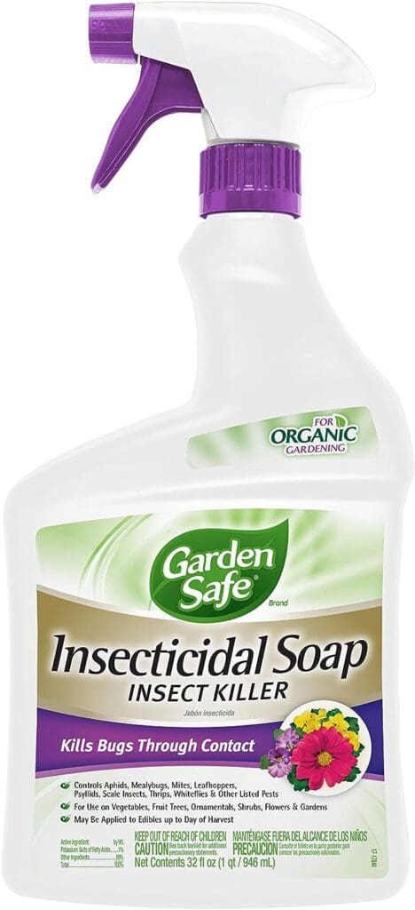 Garden Safe 32 oz. Insecticidal Soap Ready-to-Use  Bonide Insecticidal Soap, 32 oz Ready-to-Use Spray Multi-Purpose Insect Control for Organic Gardening Indoor and Outdoor