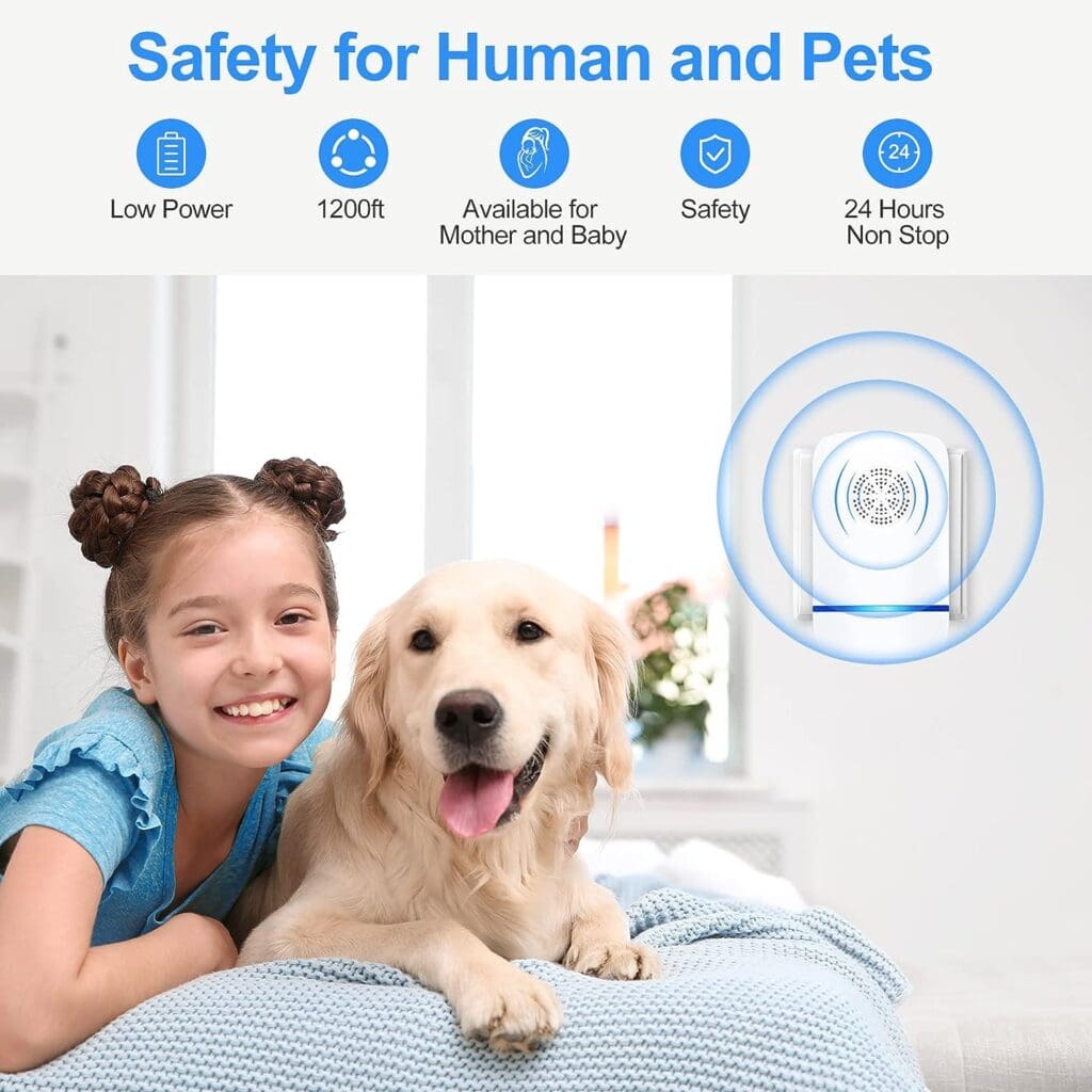 KONIGEVA 6 Pack Ultrasonic Pest Repeller, Repeller Indoor Plug in Control for Home, Office, Warehouse, Hotel, Repellent Insect, Roach, Mice, Spider, Ant, Bug, Rats, Cockroach, Mosquito, White