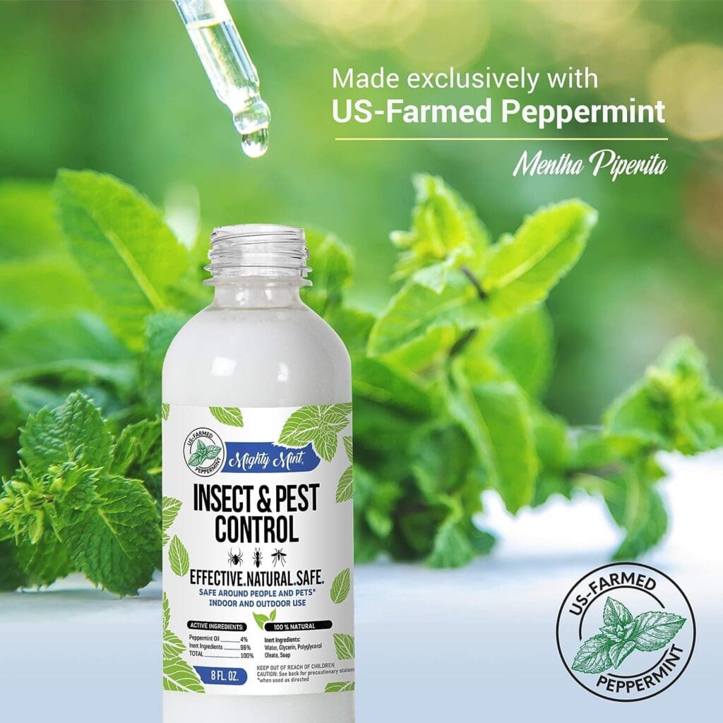 Mighty Mint 8oz Insect and Pest Control Peppermint Oil - Natural Spray for Spiders, Ants, and More (2)