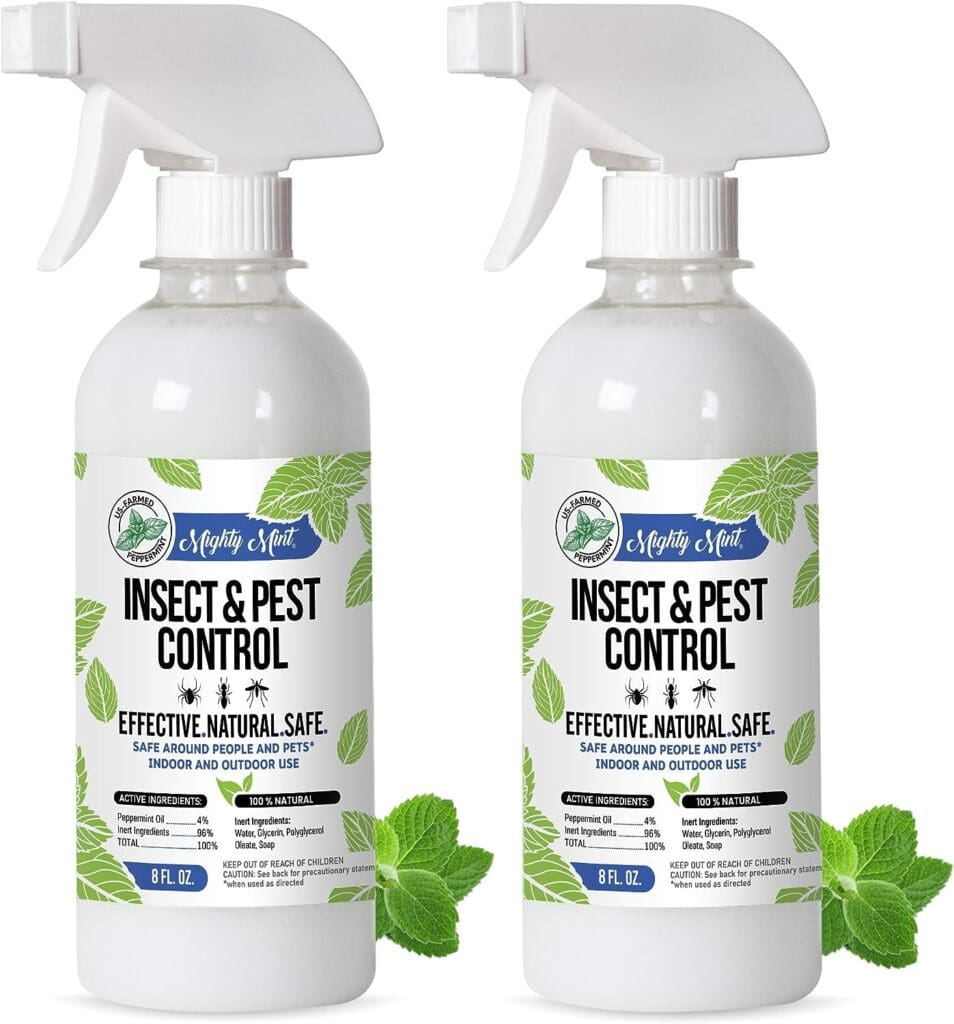 Mighty Mint 8oz Insect and Pest Control Peppermint Oil - Natural Spray for Spiders, Ants, and More (2)