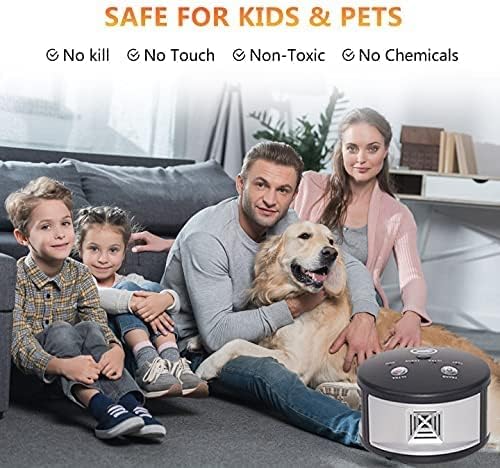 Mouse Repellent Indoor Ultrasonic, 4-in-1 Rodent Repellent Indoor Ultrasonic, Pest Control Plug-in Rat Deterrent Living Room Protect