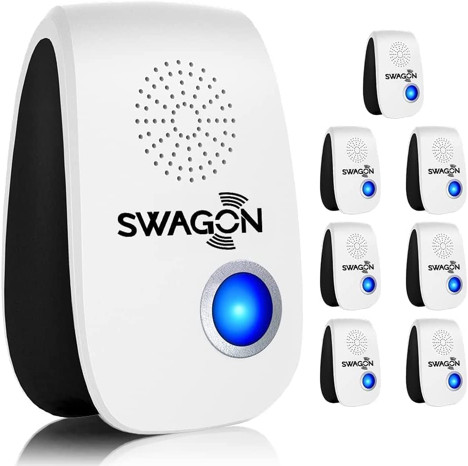 Swagon 2023 Upgraded Ultrasonic Pest Repeller, Pest Repellent 8 Pack, Pest Control Electronic Plug for Insects, Mice  Spider, Mosquito Repellent Indoor for Home, Office, Warehouse, Hotel, Garage