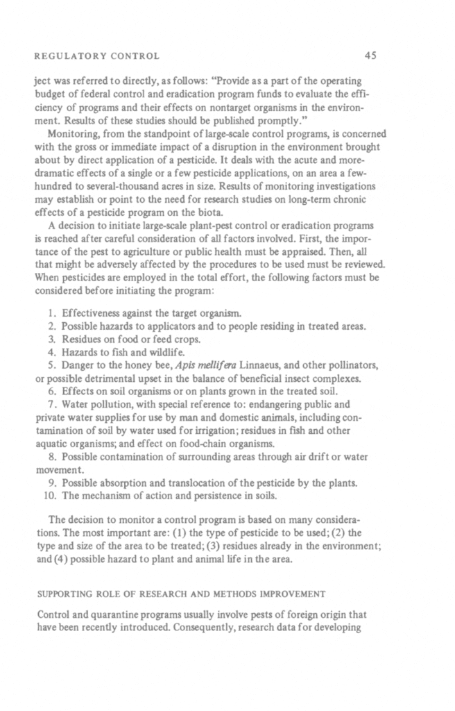 The Role Of Government In Regulating Pest Control Practices