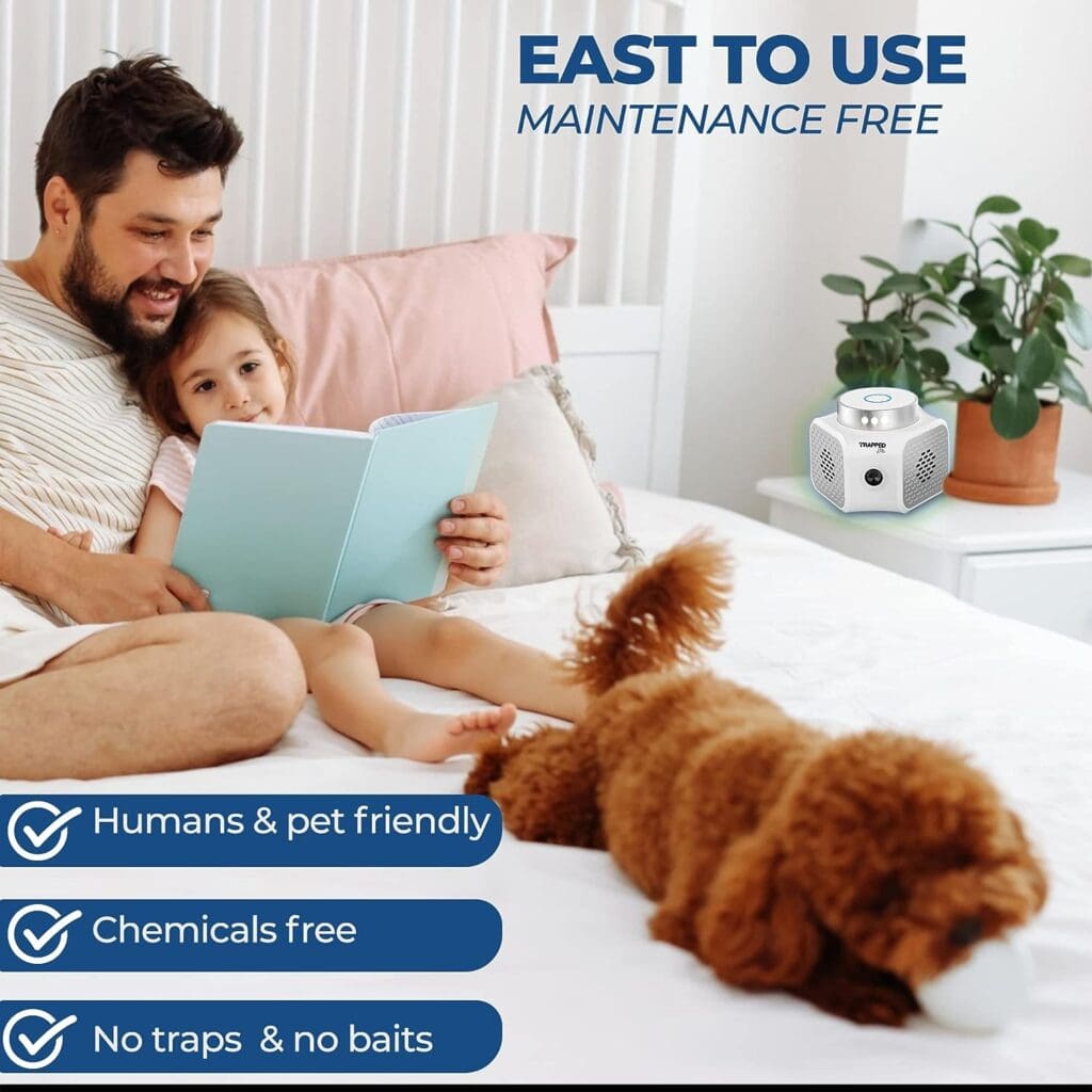 TRAPPED - Elite Ultrasonic Pest Repeller - Rodent  Squirrel Repellent Plug-in for Indoor Rat Control in Home, Attic, Garage  RV - Works with Bats and All Other Annoying Animals