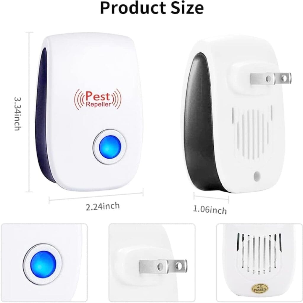 Ultrasonic Pest Repeller 10Pack Mouse Repellent, Indoor Pest Control, Pest Repellent Ultrasonic Plug in, Spider Repellent, Indoor Ultrasonic Repellent for Roach, Rodent, Mouse, Bugs, Mosquito, Mice