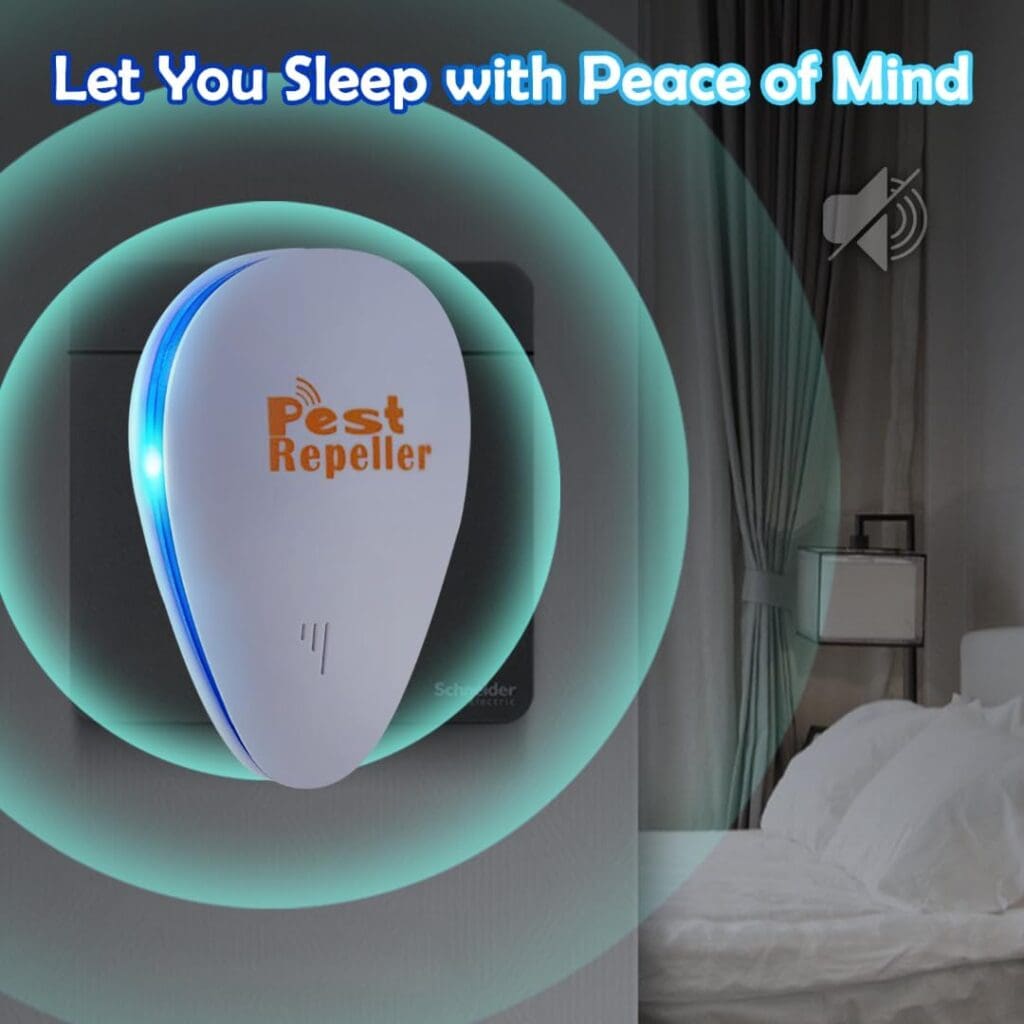 Ultrasonic Pest Repeller 6 Pack Indoor Pest Repeller Plug in Ultrasonic Pest Control Repelling Rodent and Insect Electric Pest Control Repellent Friendly for Kid and Pet