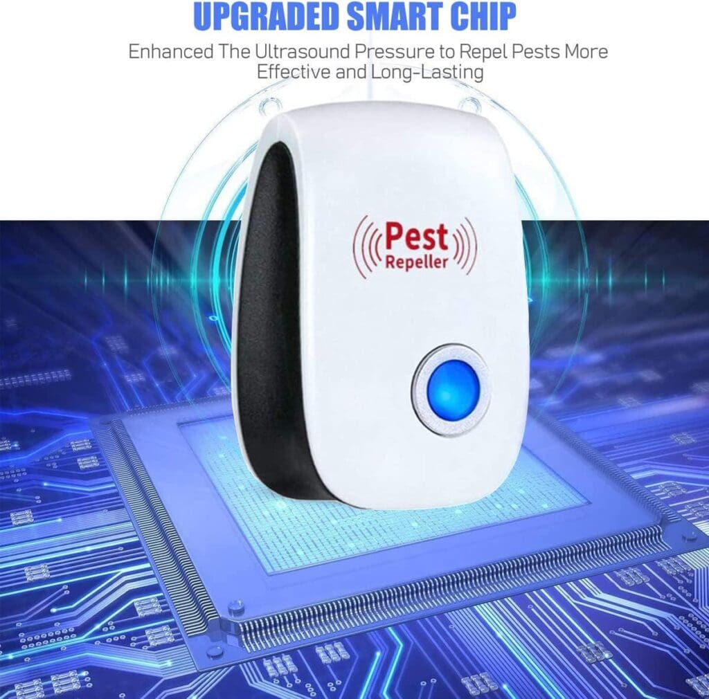 Ultrasonic Pest Repeller 8 Packs Pest Repellent Mosquito Repellent Indoors Mouse Repellent Pest Repellent Ultrasonic Plug in Rodent Repellent Pest Control for Mosquito,Ant,Spider,Cockroach,Mouse