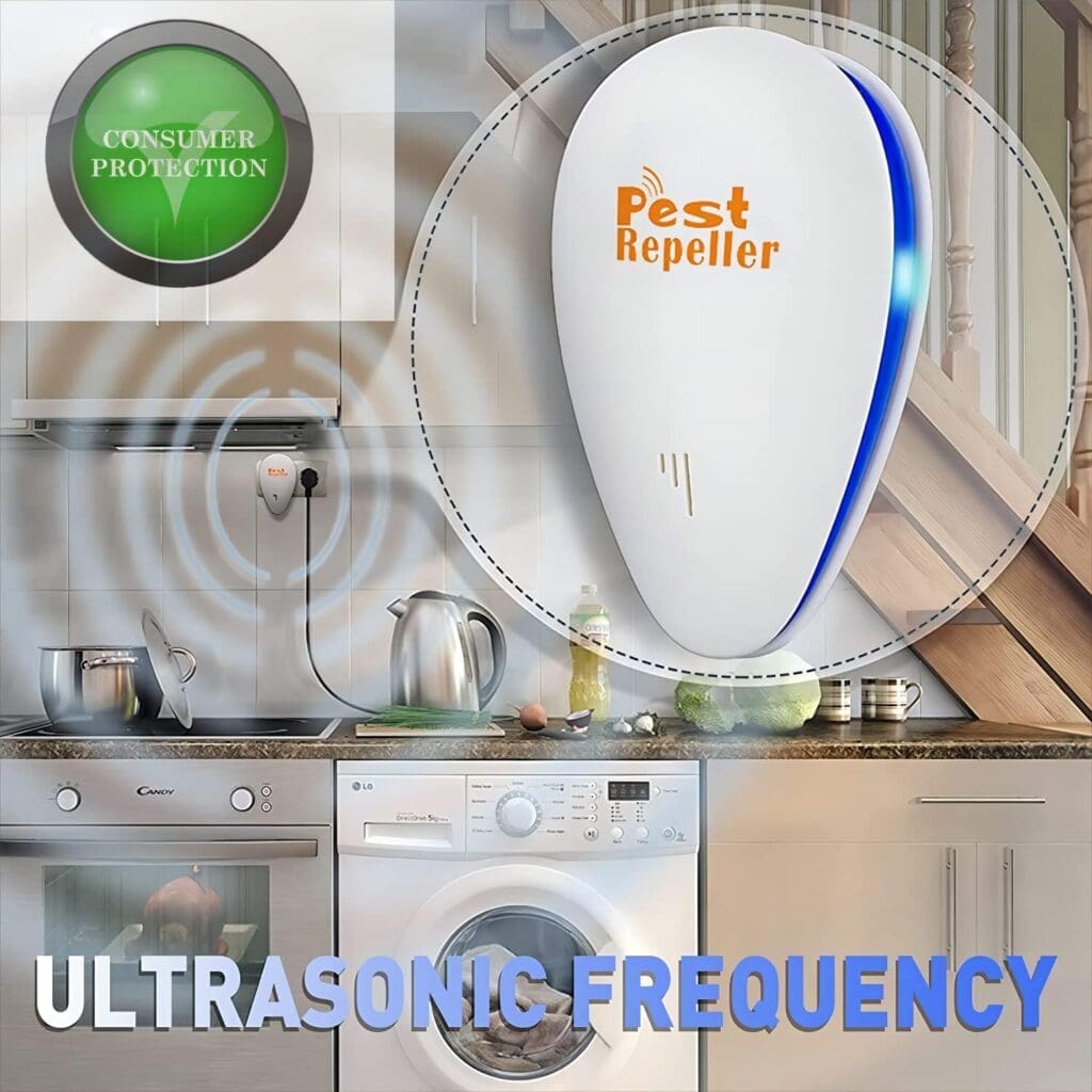 Ultrasonic Pest Repeller A1000–6 Pack of – Rodent Repellent Indoor, Ultrasonic Indoor Pest Repellent–Electronic Repellent for Pest Control, Plug-in, for Mosquitos, Roaches, Spiders,