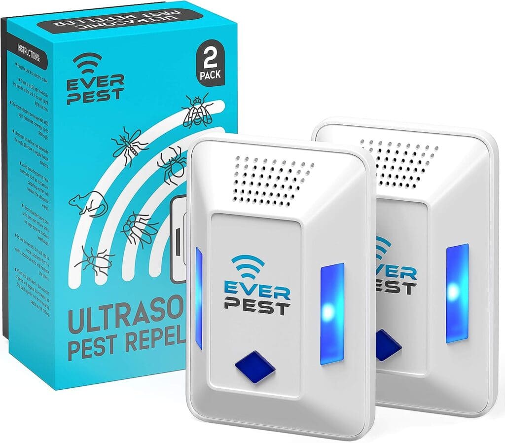 Ultrasonic Pest Repeller Plug in - Electronic Insect Control Defender 2 Pack - Roach Bed Bug Mouse Rodent Mosquito Killer - Indoor Reject Repellent - for Cockroach Ants…