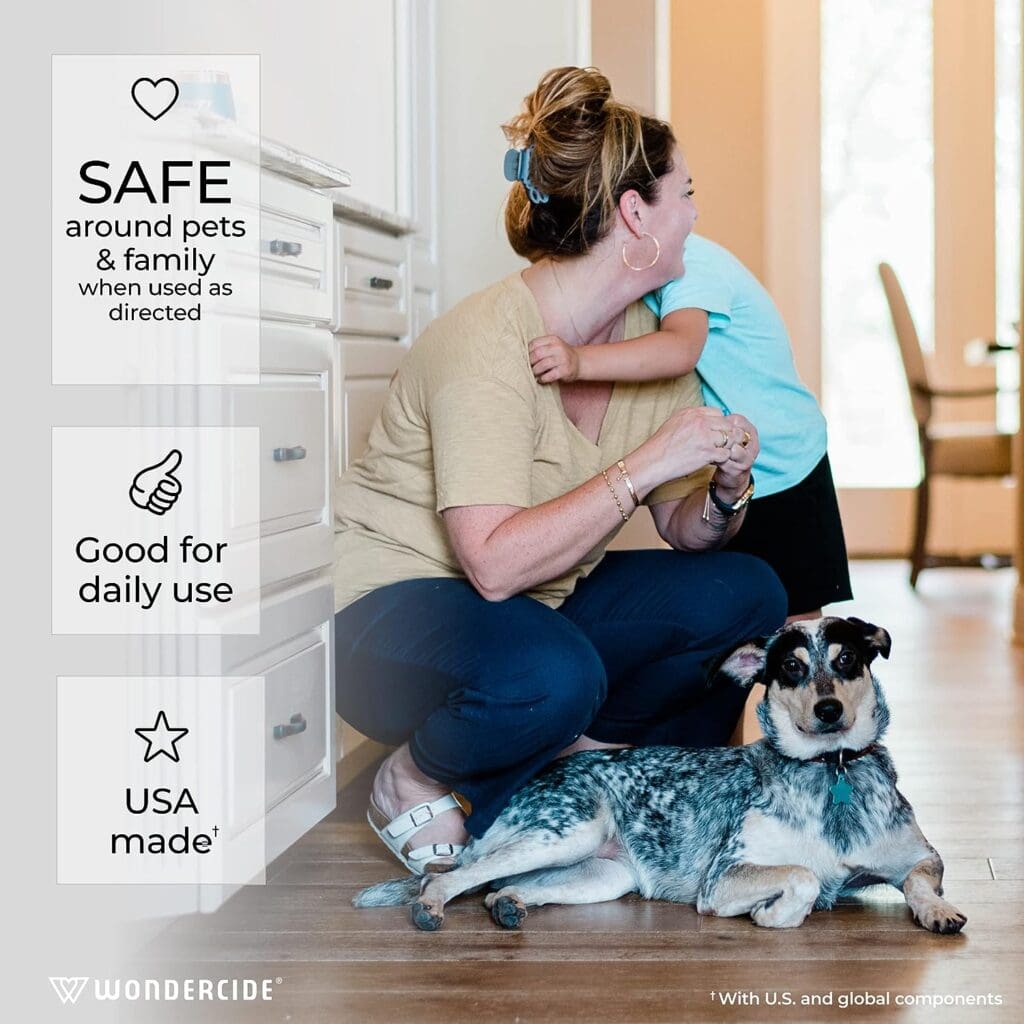 Wondercide - Indoor Pest Control Spray for Home and Kitchen - Ant, Roach, Spider, Fly, Flea, Bug Killer and Insect Repellent - with Natural Essential Oils - Pet and Family Safe— Peppermint 32 oz
